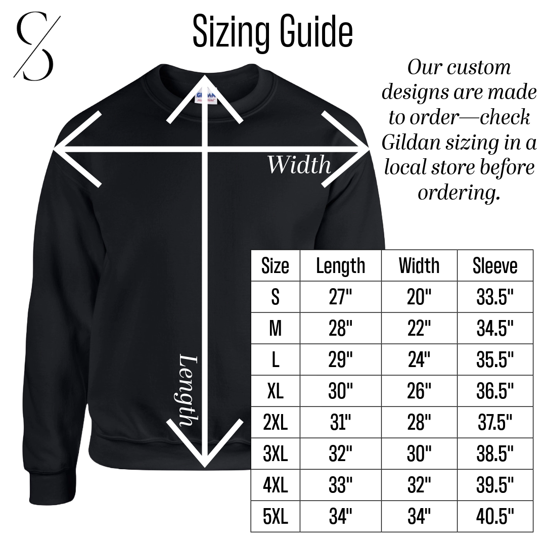 Custom Memory Crewneck | Custom Apparel | Keepsake |