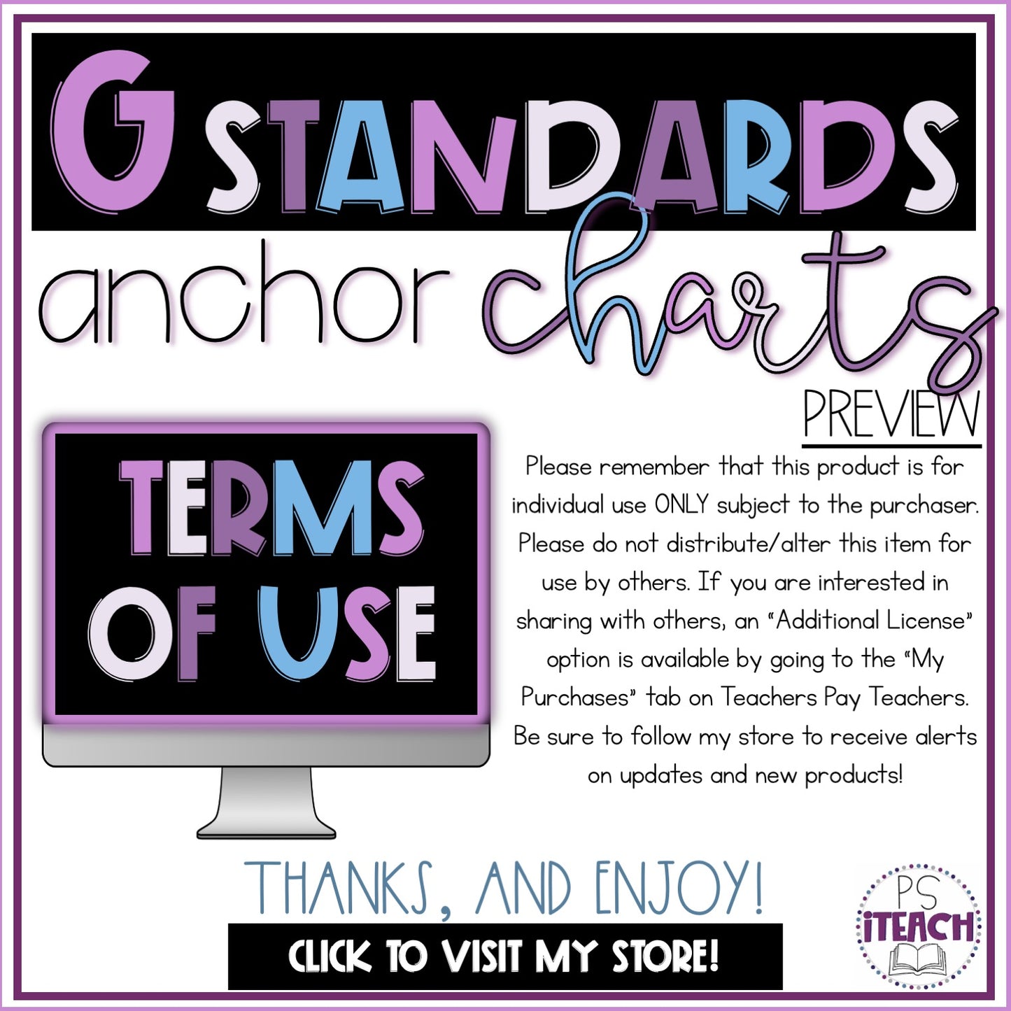 4th Grade Geometry Key Terms Anchor Charts