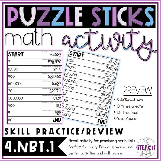 Place Value Activities