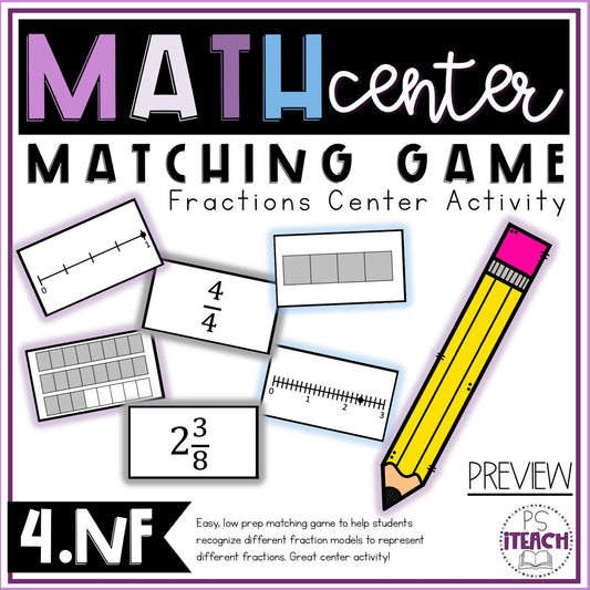 Fractions Math Game