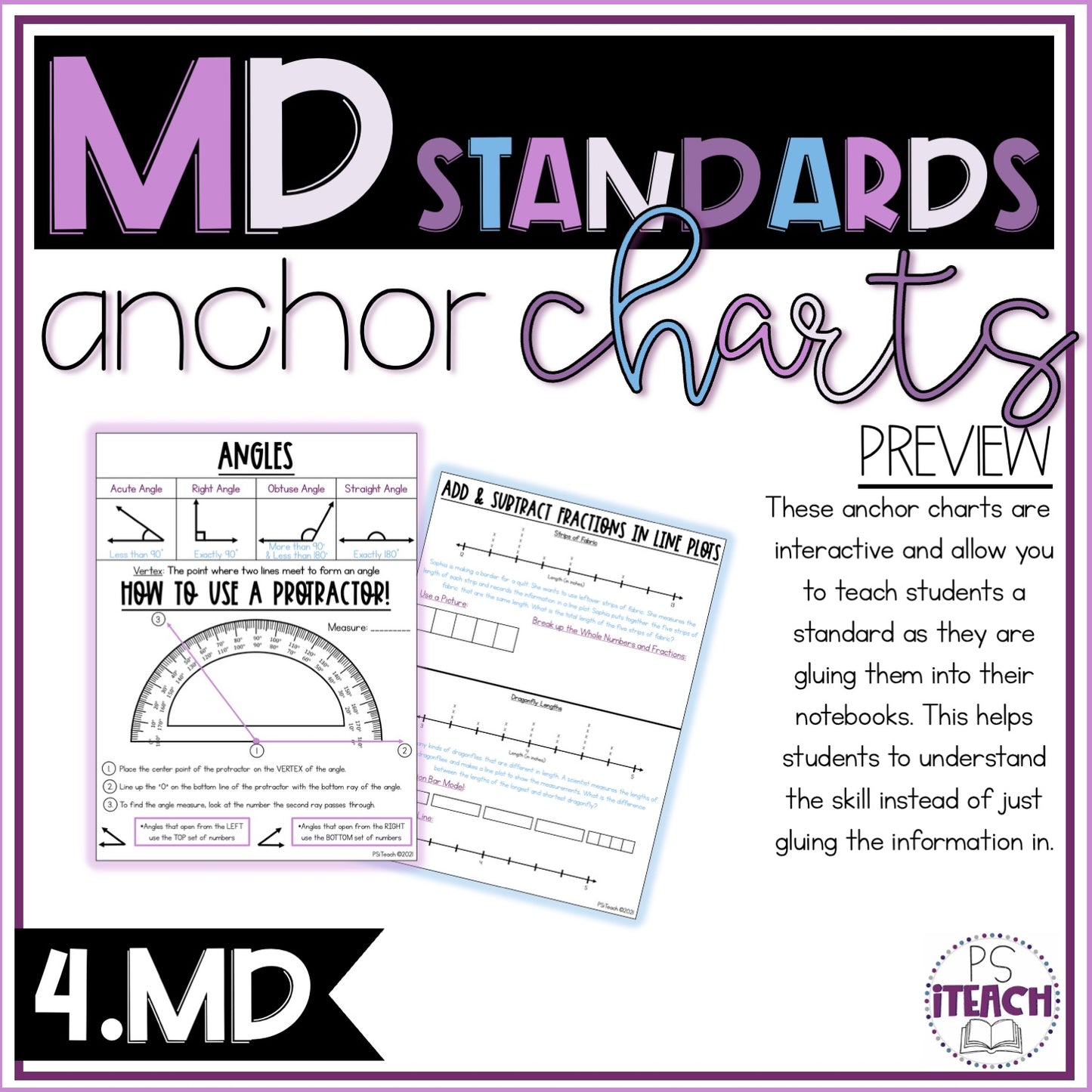 4th Grade Measurement Anchor Charts