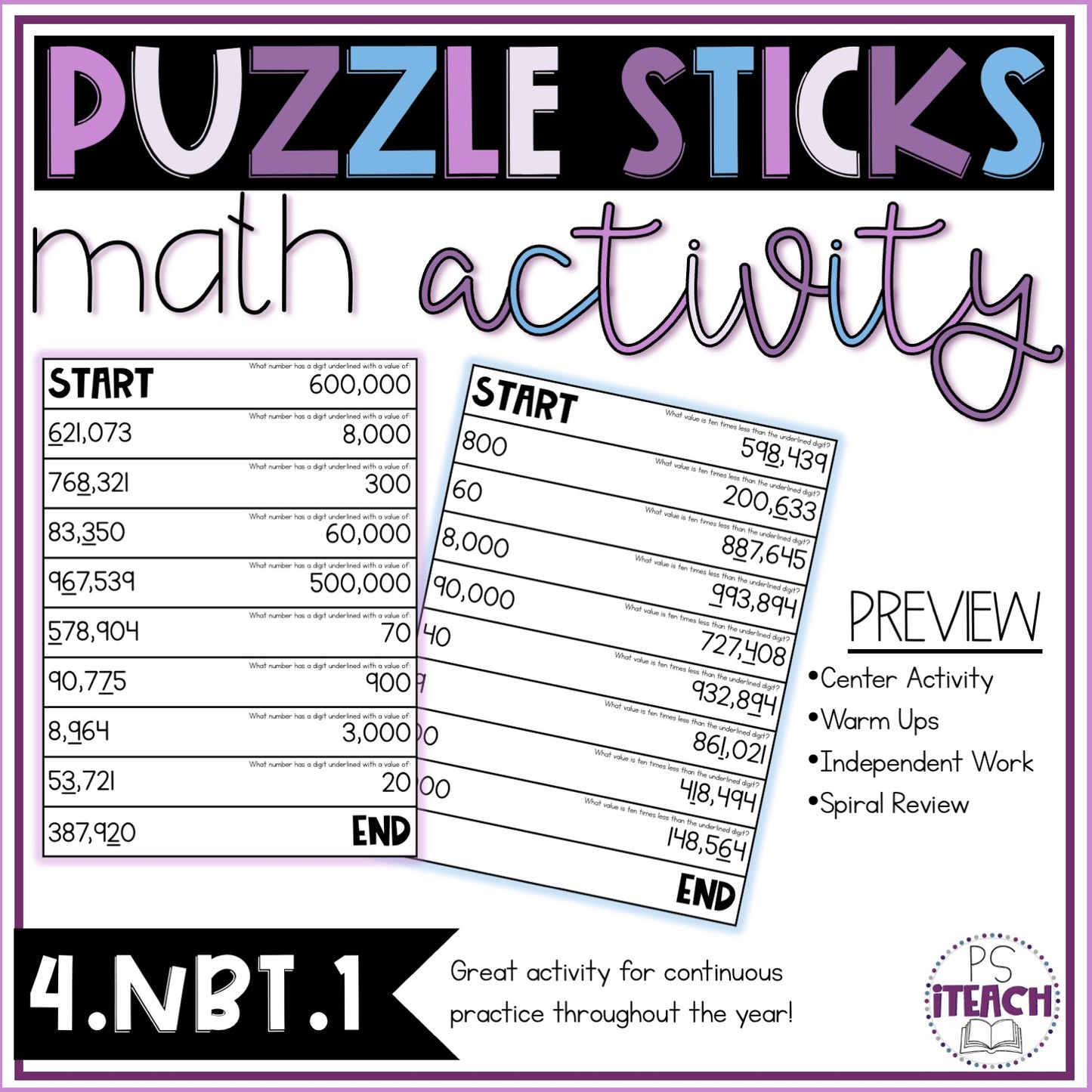 Place Value Activities