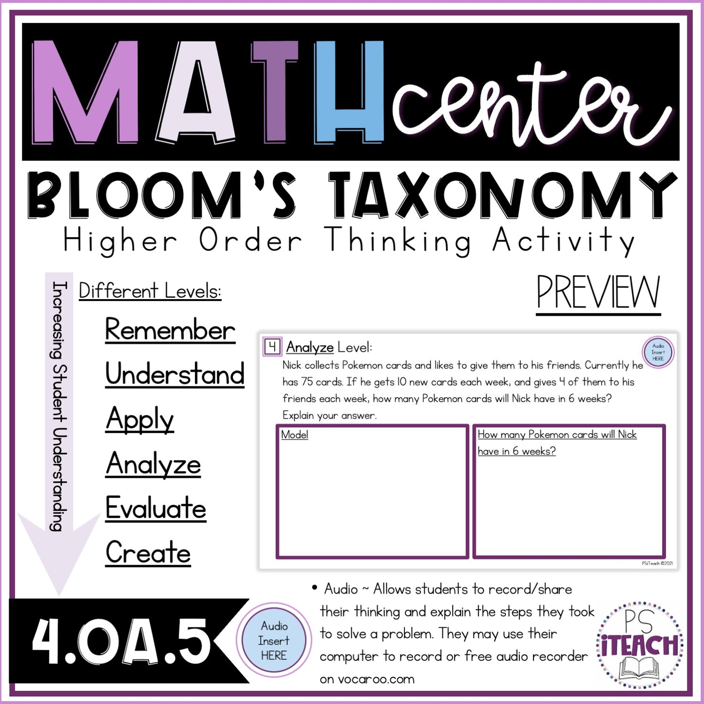 Math in Patterns 4.OA.5