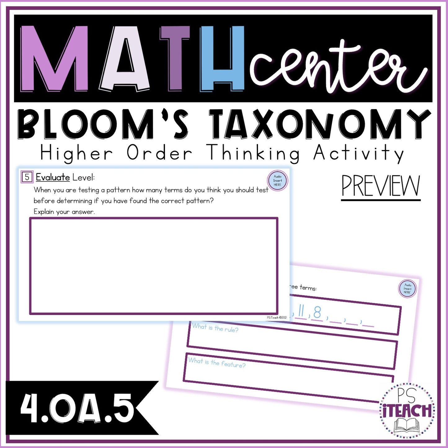 Math in Patterns 4.OA.5